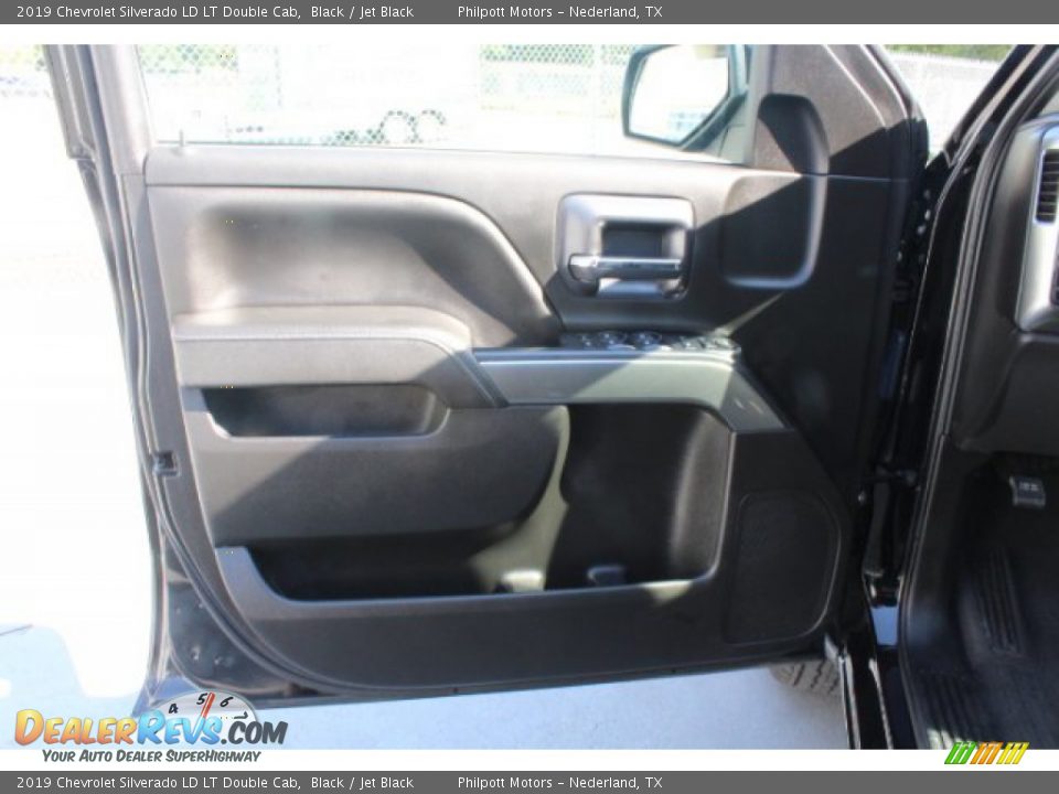 2019 Chevrolet Silverado LD LT Double Cab Black / Jet Black Photo #9