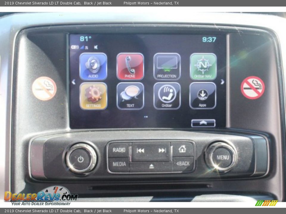 2019 Chevrolet Silverado LD LT Double Cab Black / Jet Black Photo #11