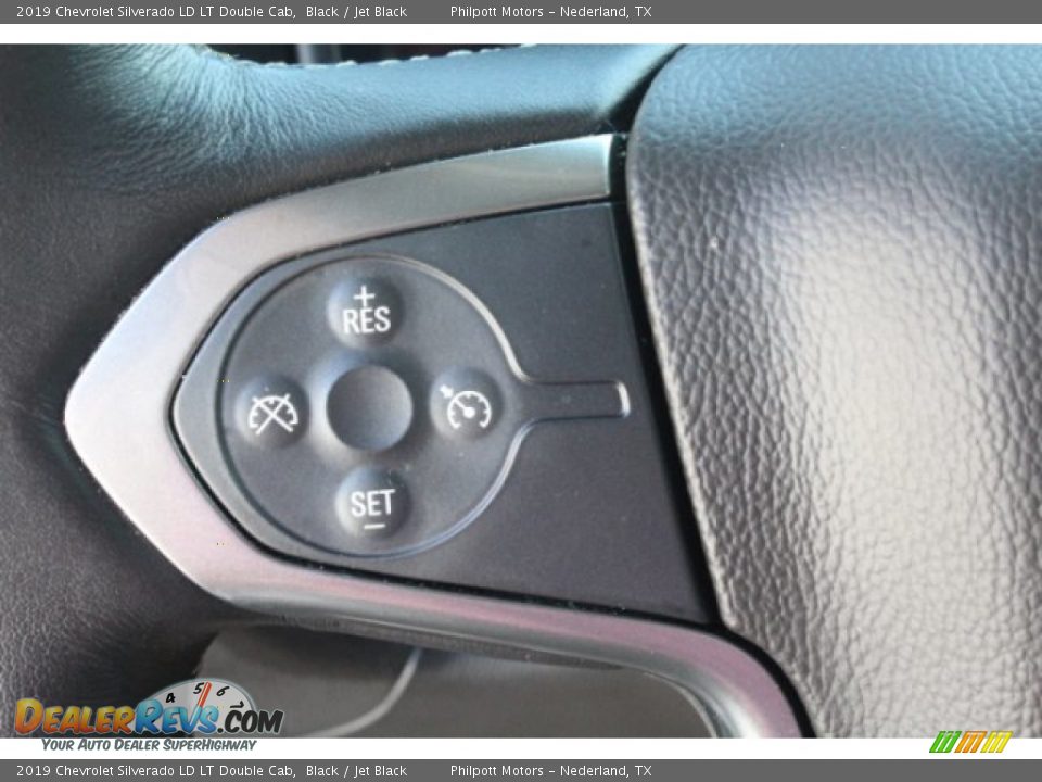 2019 Chevrolet Silverado LD LT Double Cab Black / Jet Black Photo #14