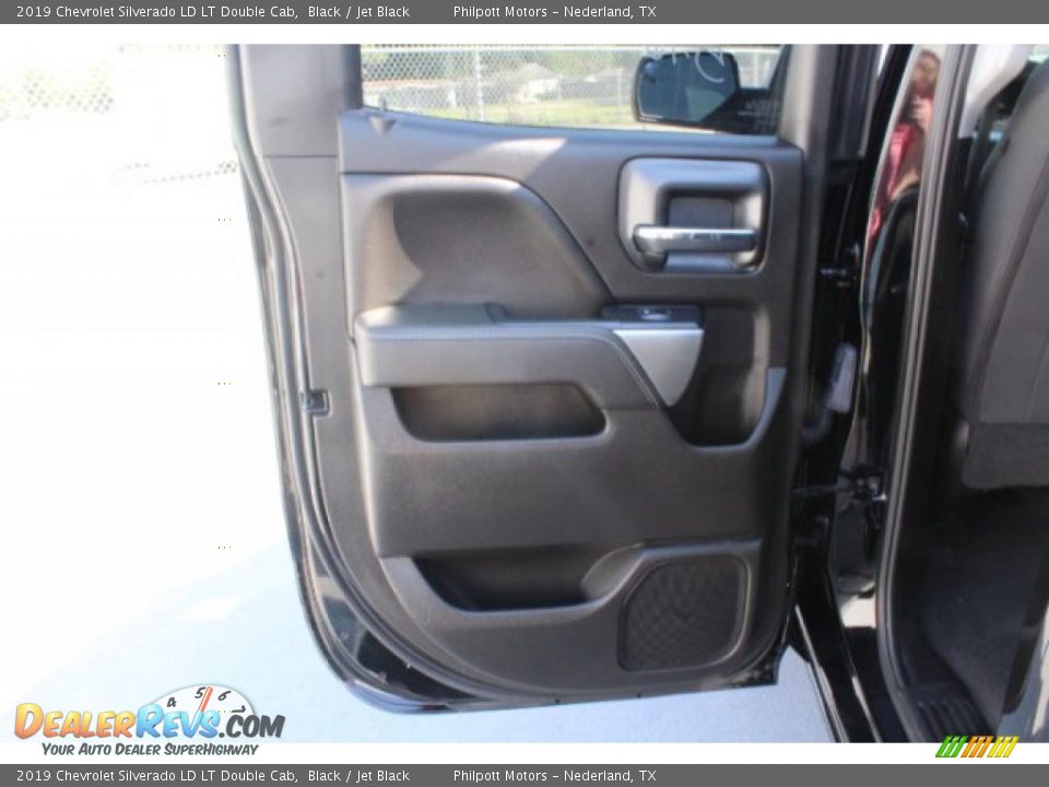2019 Chevrolet Silverado LD LT Double Cab Black / Jet Black Photo #16