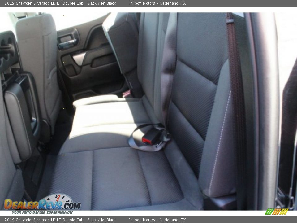 2019 Chevrolet Silverado LD LT Double Cab Black / Jet Black Photo #17
