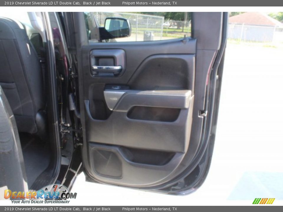 2019 Chevrolet Silverado LD LT Double Cab Black / Jet Black Photo #21