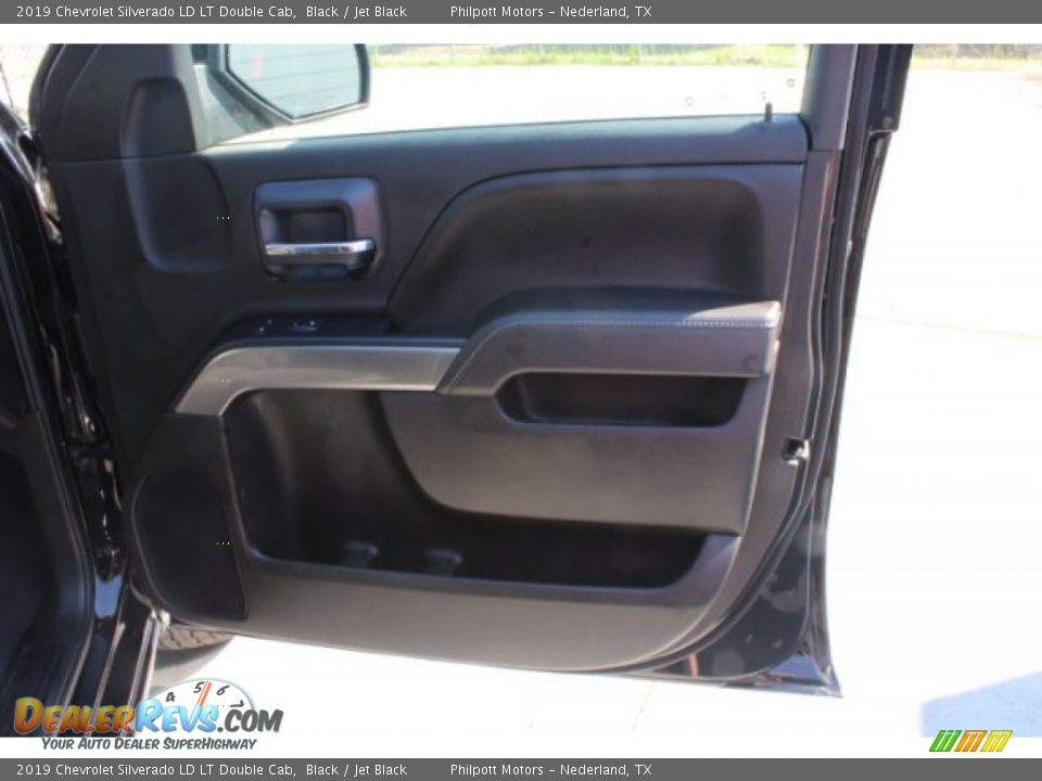 2019 Chevrolet Silverado LD LT Double Cab Black / Jet Black Photo #23