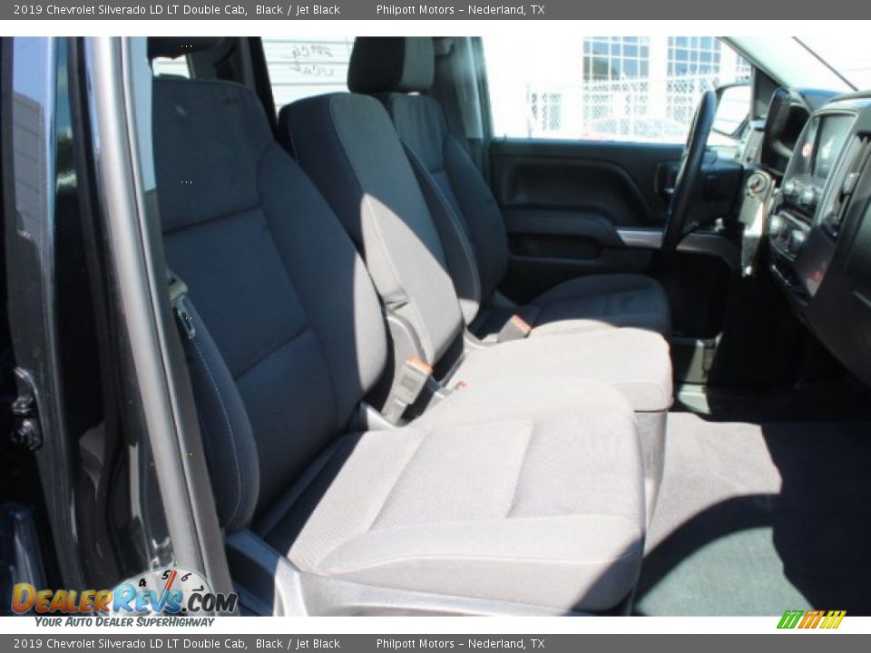 2019 Chevrolet Silverado LD LT Double Cab Black / Jet Black Photo #24