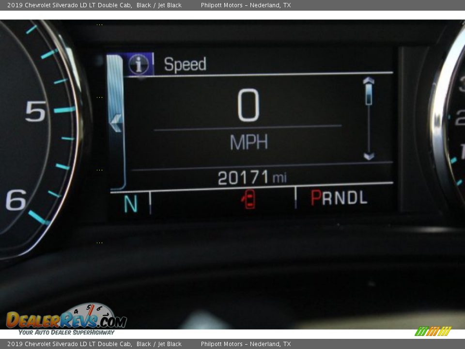 2019 Chevrolet Silverado LD LT Double Cab Black / Jet Black Photo #26
