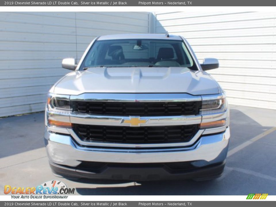 2019 Chevrolet Silverado LD LT Double Cab Silver Ice Metallic / Jet Black Photo #3