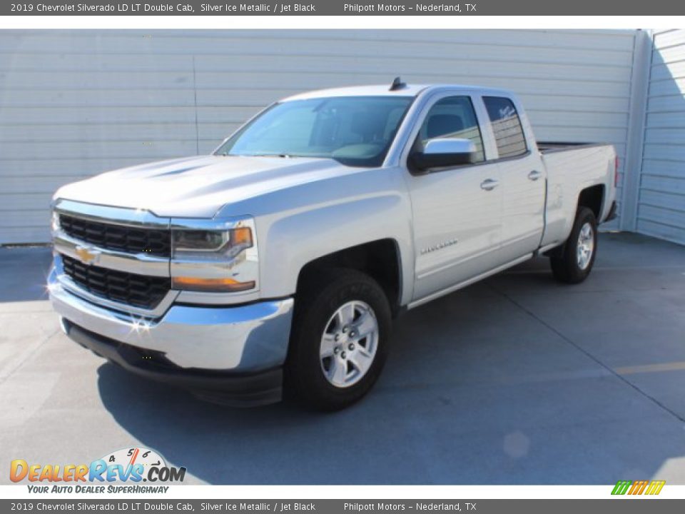 2019 Chevrolet Silverado LD LT Double Cab Silver Ice Metallic / Jet Black Photo #4