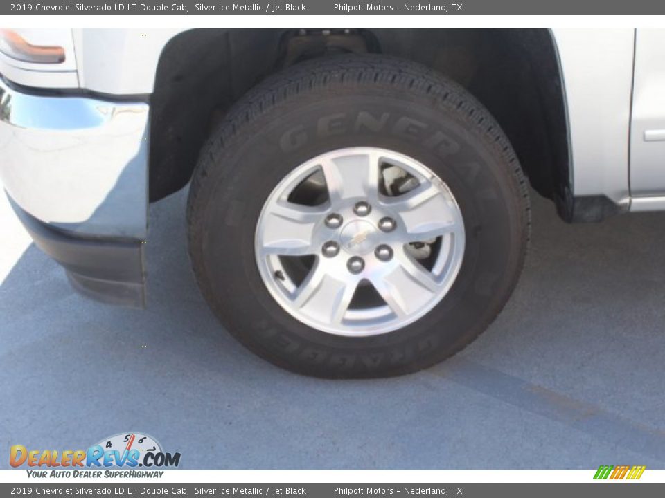 2019 Chevrolet Silverado LD LT Double Cab Silver Ice Metallic / Jet Black Photo #5