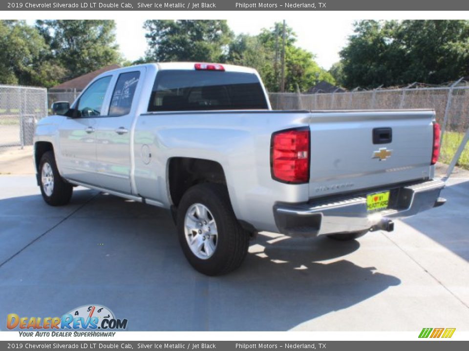 2019 Chevrolet Silverado LD LT Double Cab Silver Ice Metallic / Jet Black Photo #6