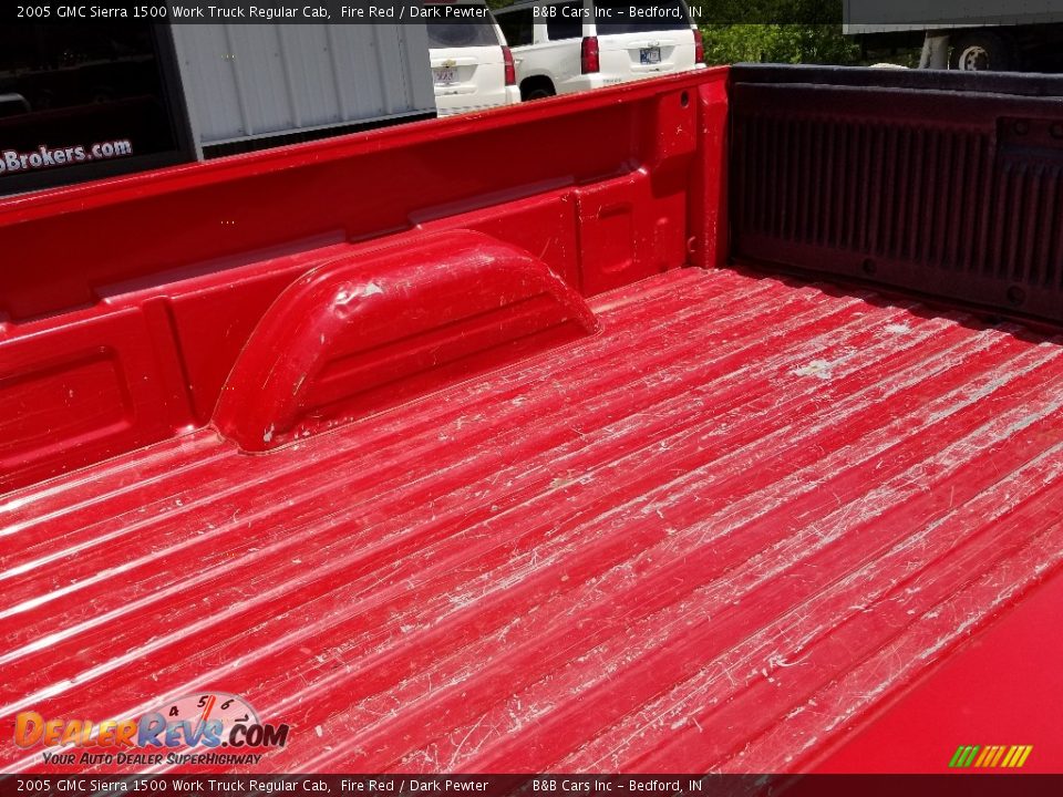 2005 GMC Sierra 1500 Work Truck Regular Cab Fire Red / Dark Pewter Photo #9