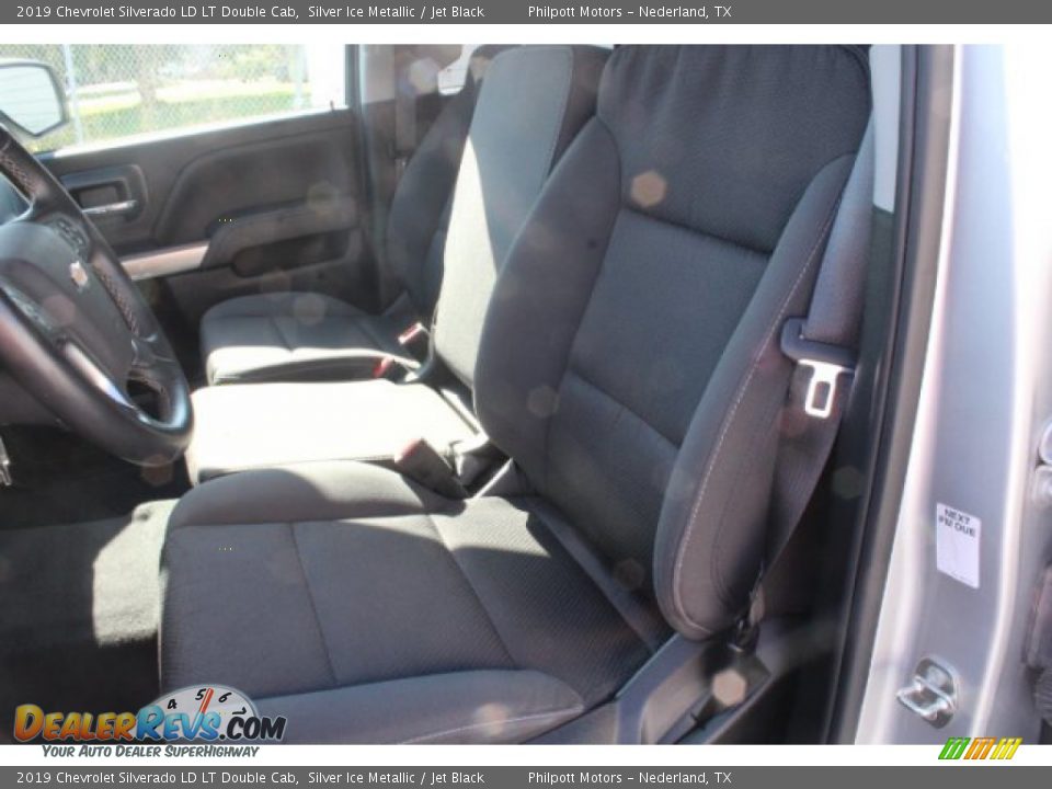 2019 Chevrolet Silverado LD LT Double Cab Silver Ice Metallic / Jet Black Photo #10