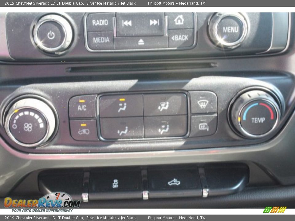 2019 Chevrolet Silverado LD LT Double Cab Silver Ice Metallic / Jet Black Photo #12
