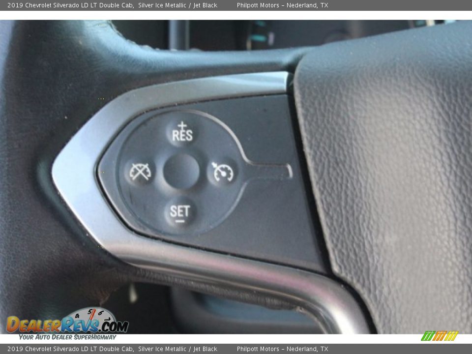 2019 Chevrolet Silverado LD LT Double Cab Silver Ice Metallic / Jet Black Photo #14
