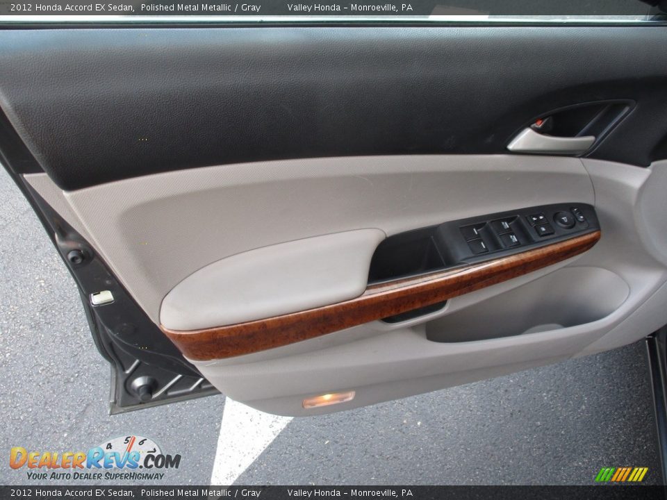 2012 Honda Accord EX Sedan Polished Metal Metallic / Gray Photo #9