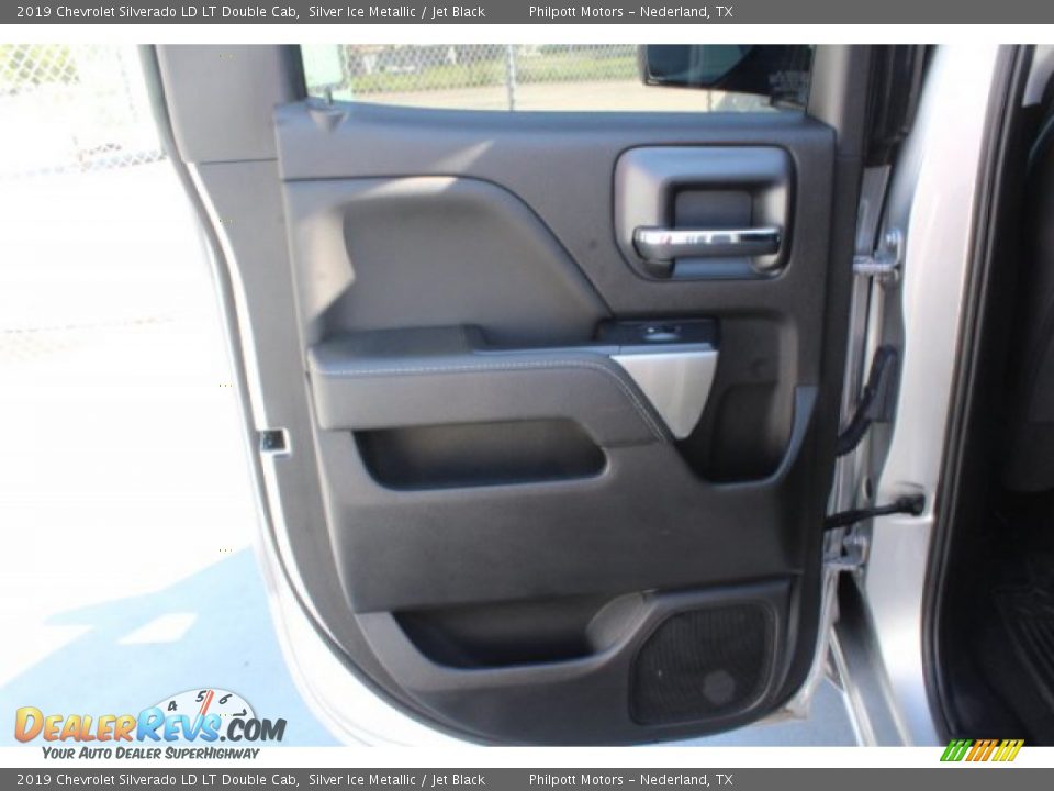 2019 Chevrolet Silverado LD LT Double Cab Silver Ice Metallic / Jet Black Photo #16