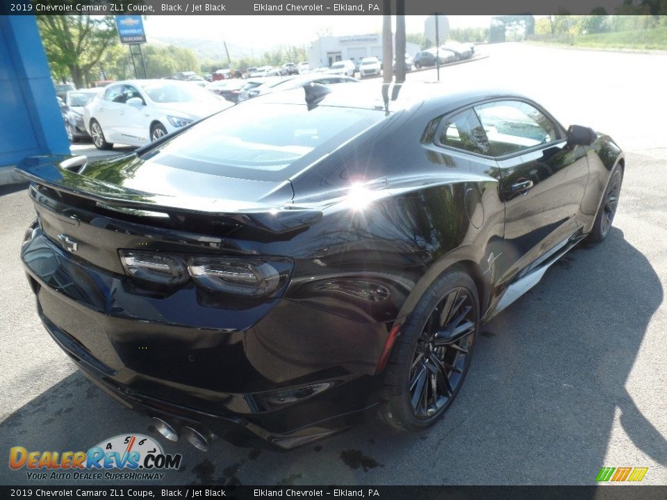 2019 Chevrolet Camaro ZL1 Coupe Black / Jet Black Photo #9