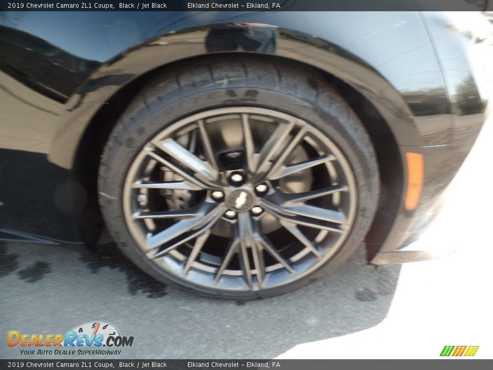 2019 Chevrolet Camaro ZL1 Coupe Black / Jet Black Photo #11