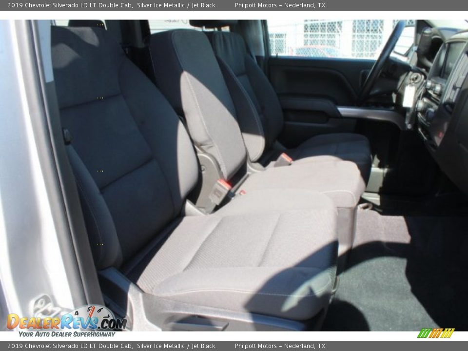 2019 Chevrolet Silverado LD LT Double Cab Silver Ice Metallic / Jet Black Photo #24