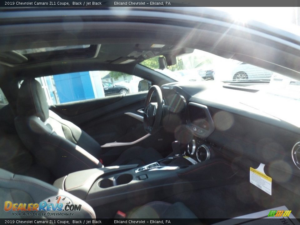 2019 Chevrolet Camaro ZL1 Coupe Black / Jet Black Photo #13