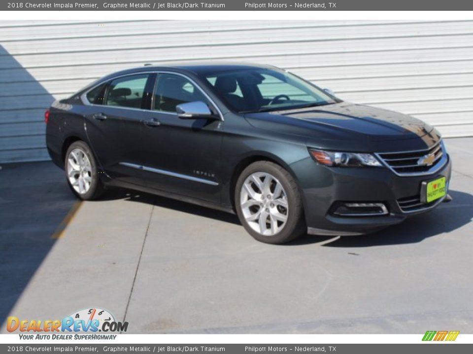 2018 Chevrolet Impala Premier Graphite Metallic / Jet Black/Dark Titanium Photo #2