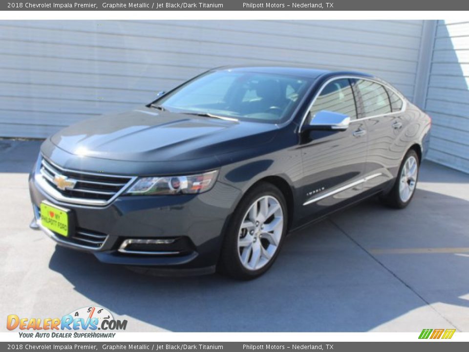 2018 Chevrolet Impala Premier Graphite Metallic / Jet Black/Dark Titanium Photo #4