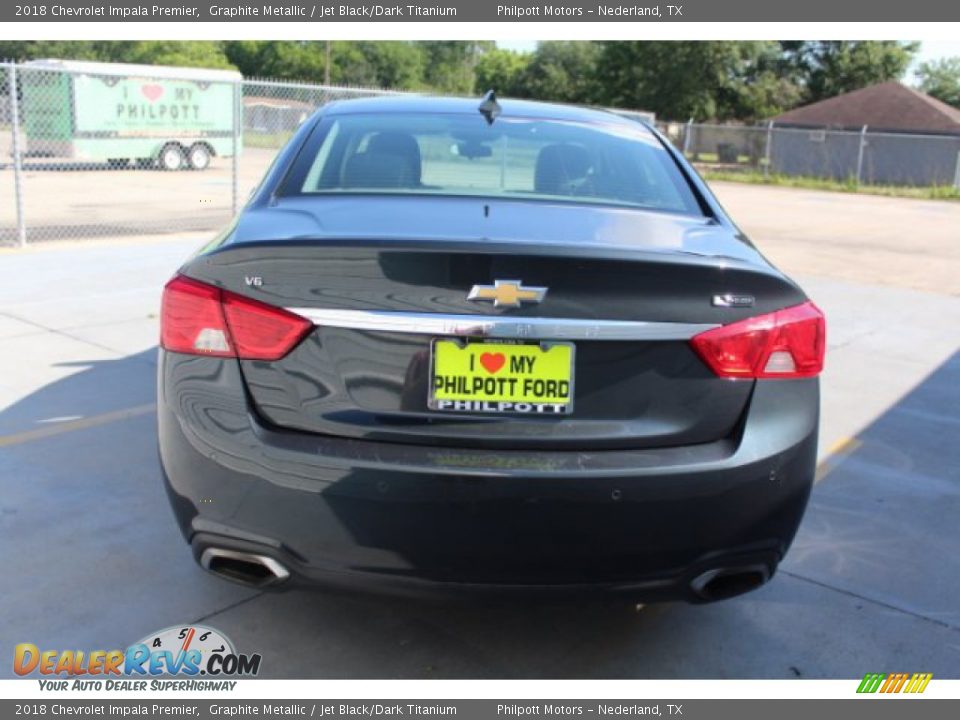 2018 Chevrolet Impala Premier Graphite Metallic / Jet Black/Dark Titanium Photo #7