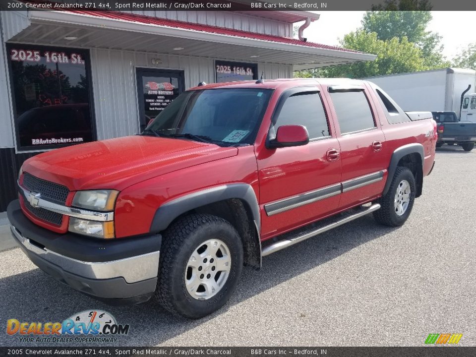 2005 Chevrolet Avalanche Z71 4x4 Sport Red Metallic / Gray/Dark Charcoal Photo #1
