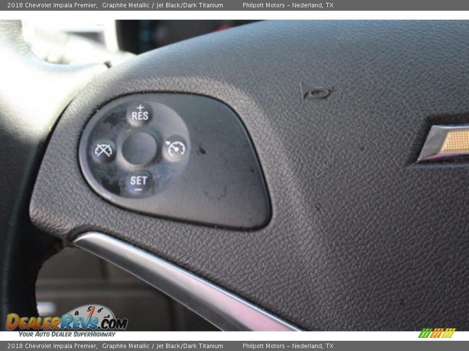 2018 Chevrolet Impala Premier Graphite Metallic / Jet Black/Dark Titanium Photo #16