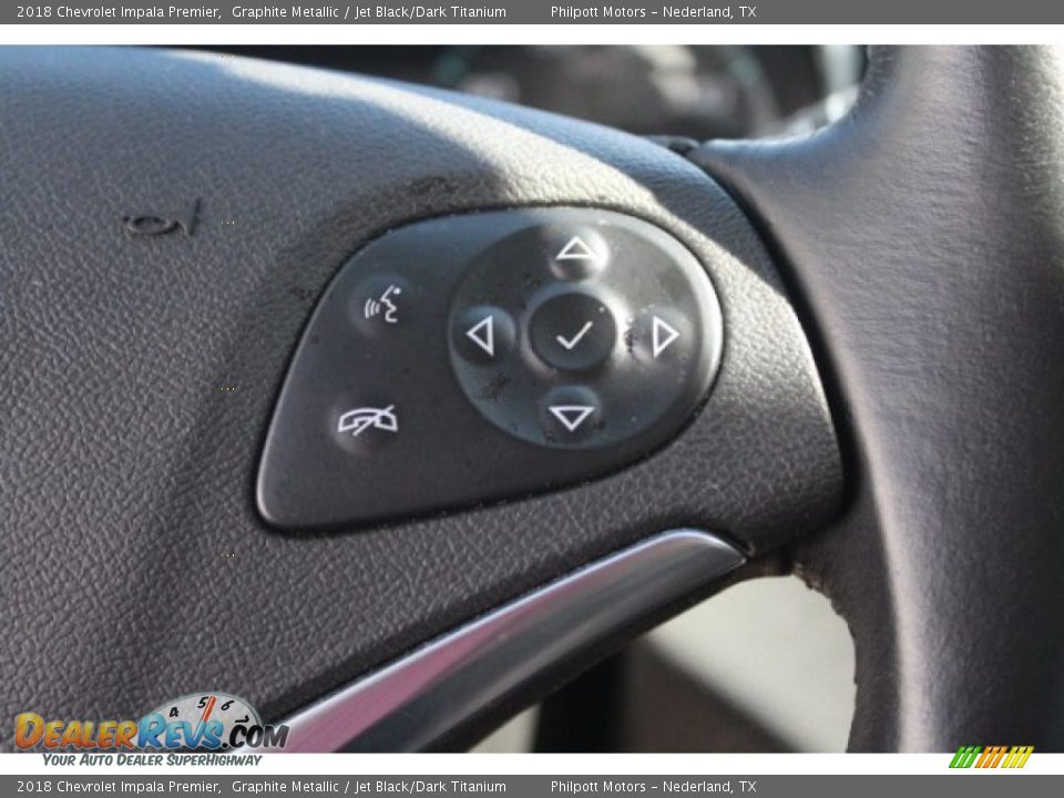 2018 Chevrolet Impala Premier Graphite Metallic / Jet Black/Dark Titanium Photo #17