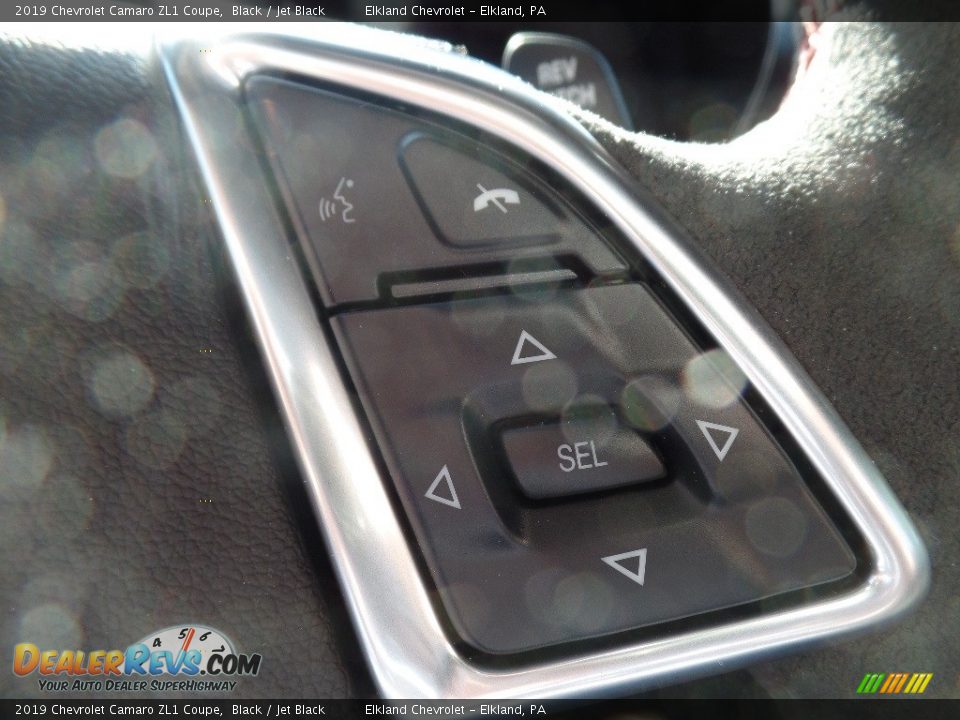 2019 Chevrolet Camaro ZL1 Coupe Black / Jet Black Photo #25