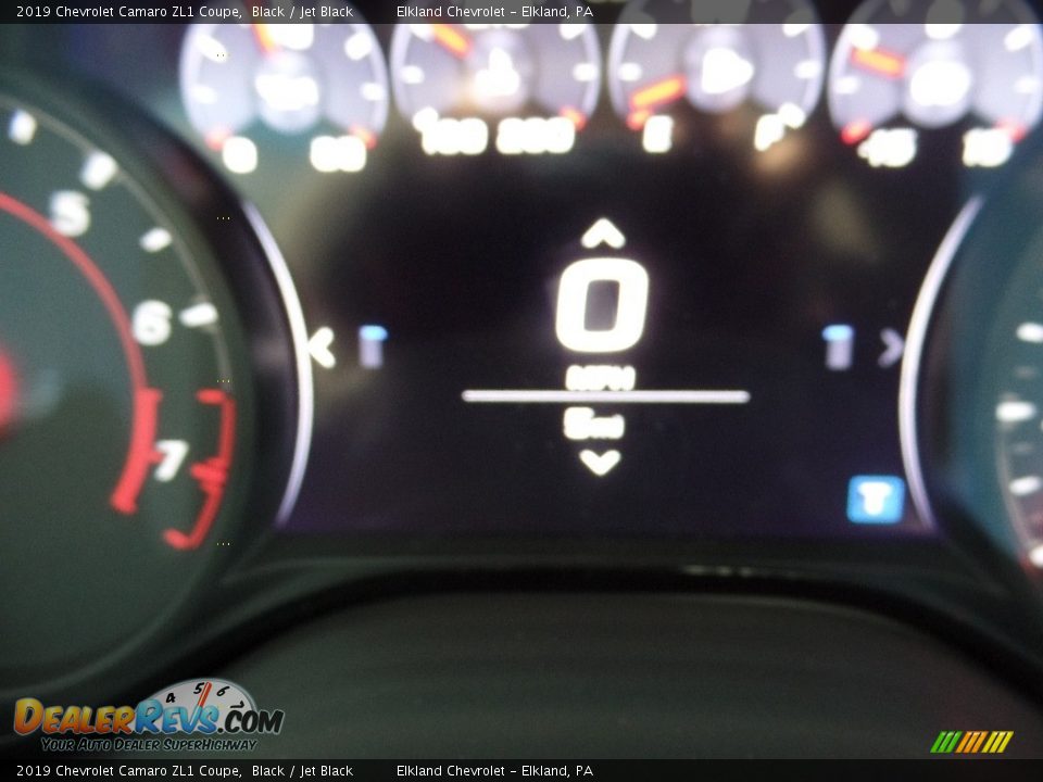 2019 Chevrolet Camaro ZL1 Coupe Black / Jet Black Photo #26