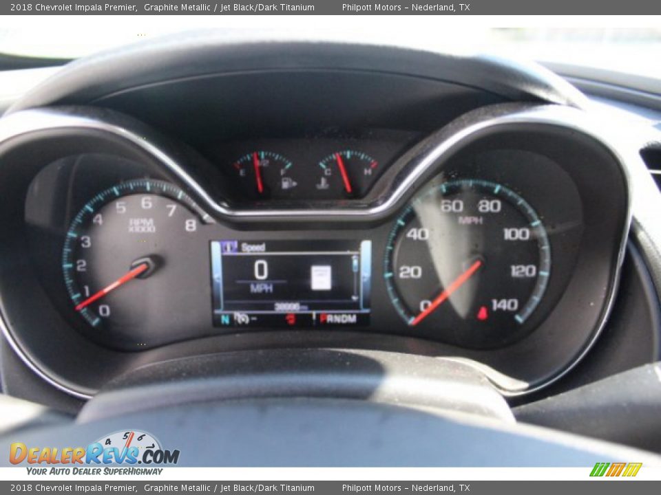 2018 Chevrolet Impala Premier Graphite Metallic / Jet Black/Dark Titanium Photo #27