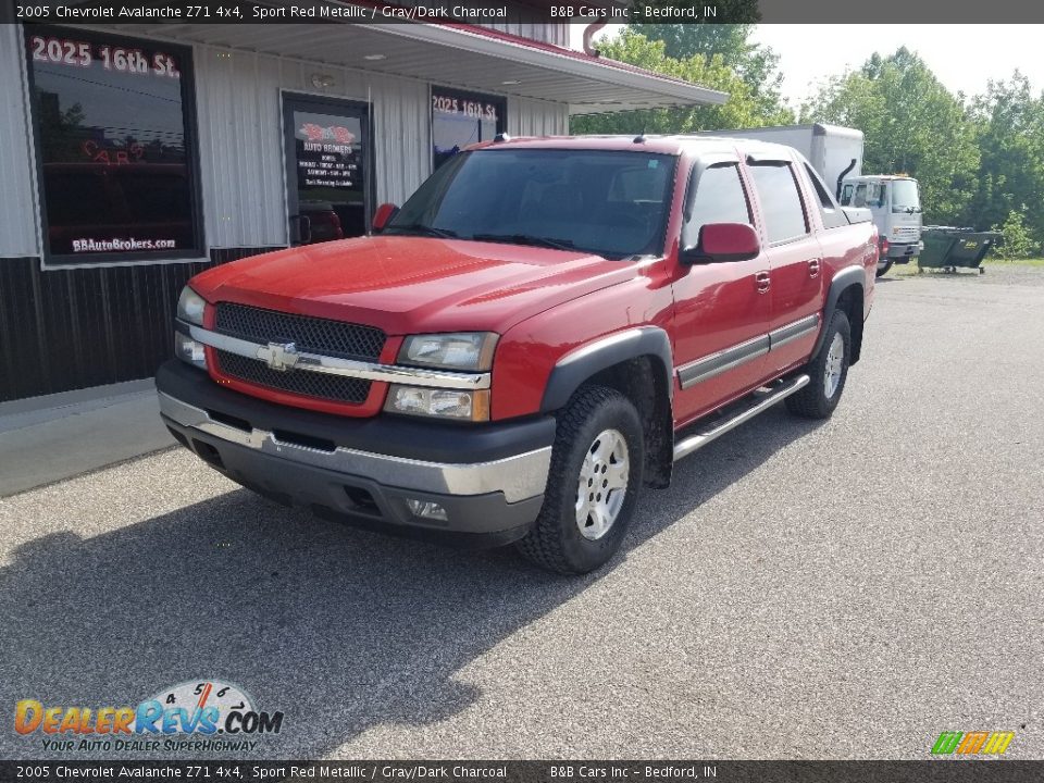 2005 Chevrolet Avalanche Z71 4x4 Sport Red Metallic / Gray/Dark Charcoal Photo #9