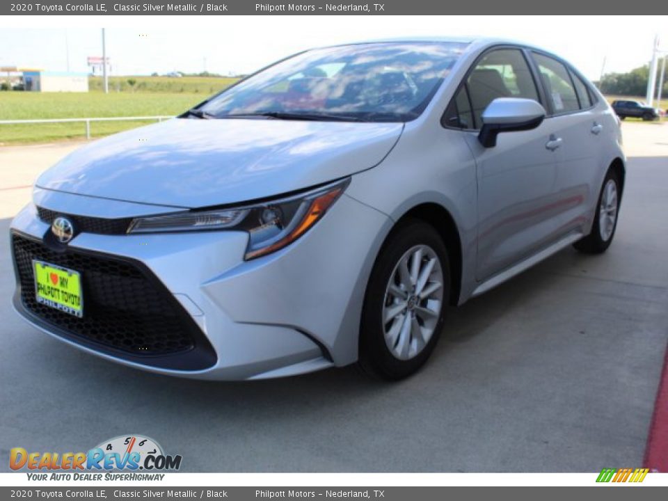 2020 Toyota Corolla LE Classic Silver Metallic / Black Photo #4