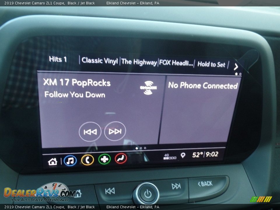 2019 Chevrolet Camaro ZL1 Coupe Black / Jet Black Photo #33