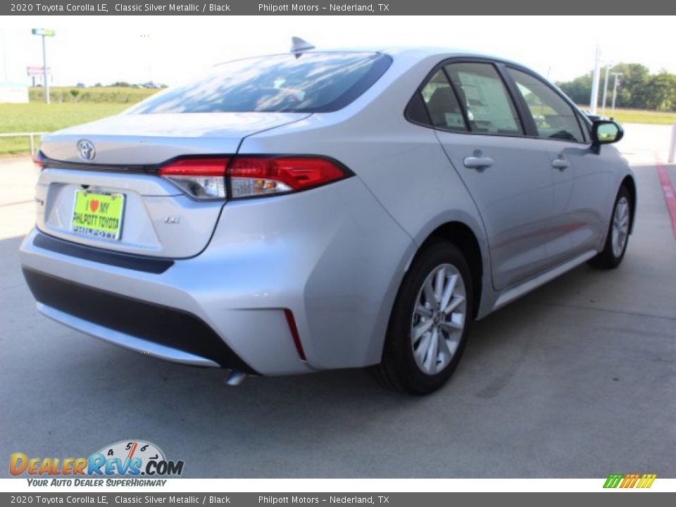 2020 Toyota Corolla LE Classic Silver Metallic / Black Photo #8