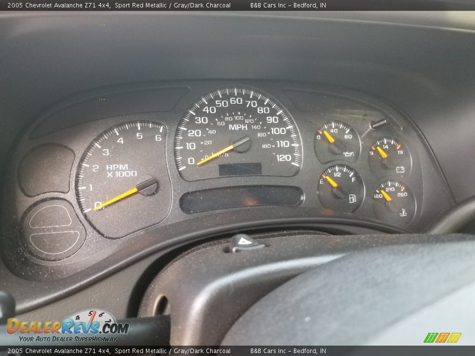 2005 Chevrolet Avalanche Z71 4x4 Sport Red Metallic / Gray/Dark Charcoal Photo #15