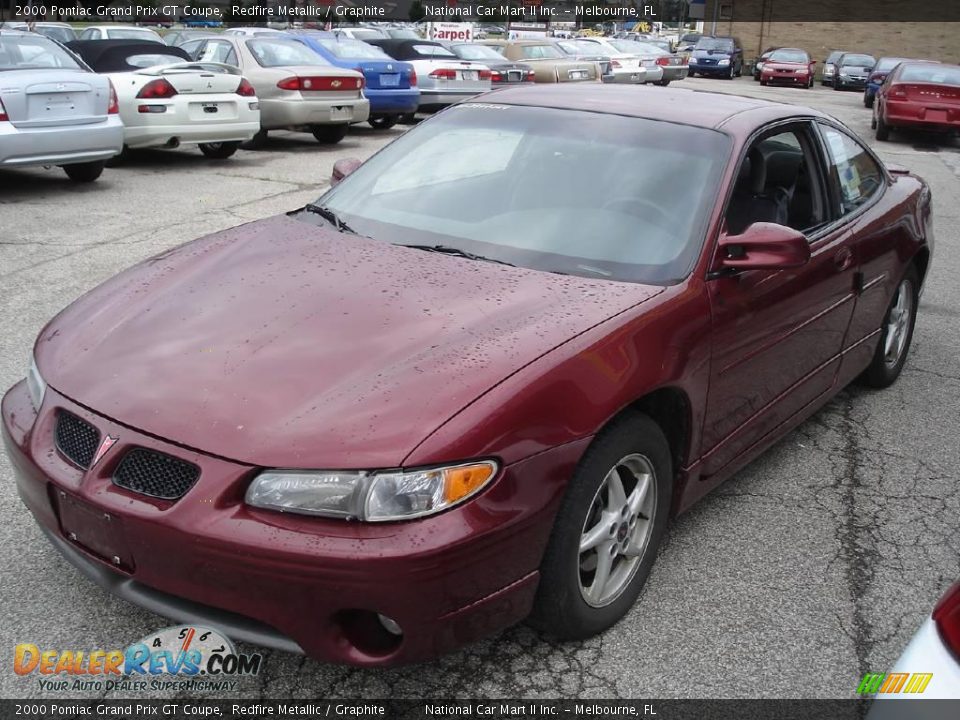 2000 Pontiac Grand Prix GT Coupe Redfire Metallic / Graphite Photo #1