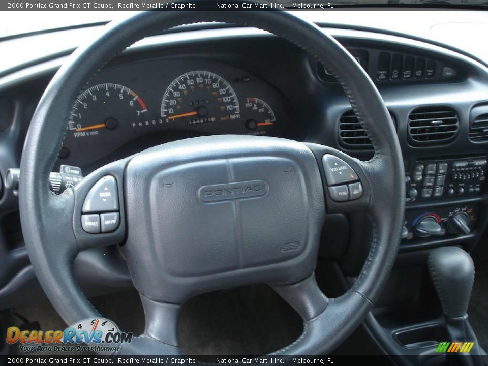 2000 Pontiac Grand Prix GT Coupe Redfire Metallic / Graphite Photo #5