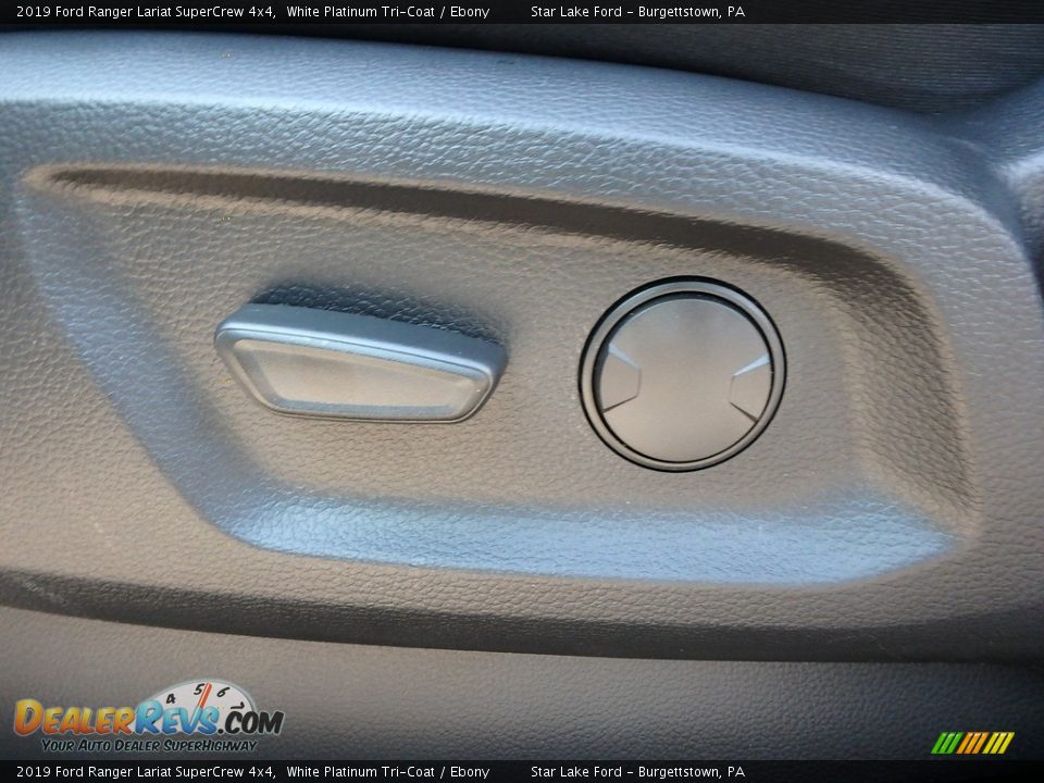 2019 Ford Ranger Lariat SuperCrew 4x4 White Platinum Tri-Coat / Ebony Photo #13