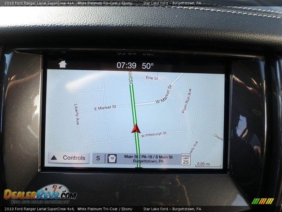 Navigation of 2019 Ford Ranger Lariat SuperCrew 4x4 Photo #18