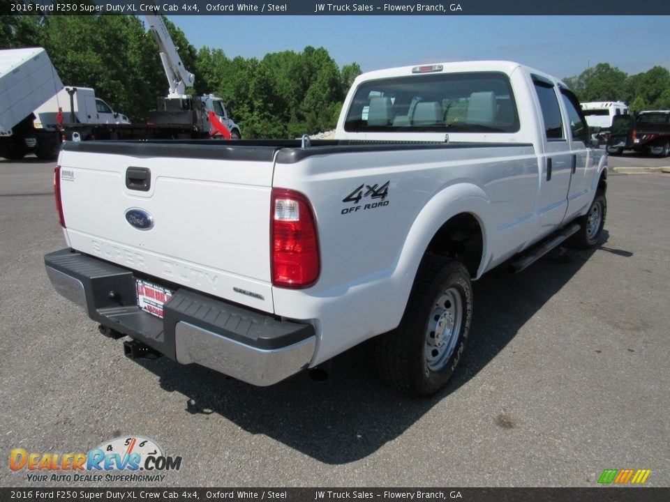 2016 Ford F250 Super Duty XL Crew Cab 4x4 Oxford White / Steel Photo #5