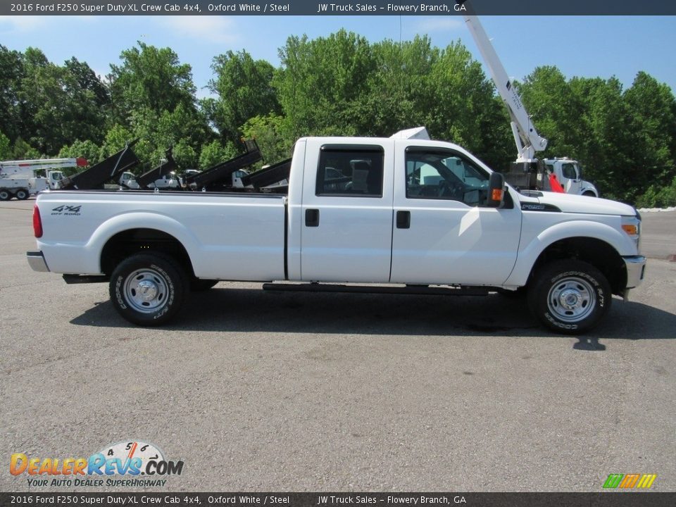 2016 Ford F250 Super Duty XL Crew Cab 4x4 Oxford White / Steel Photo #6