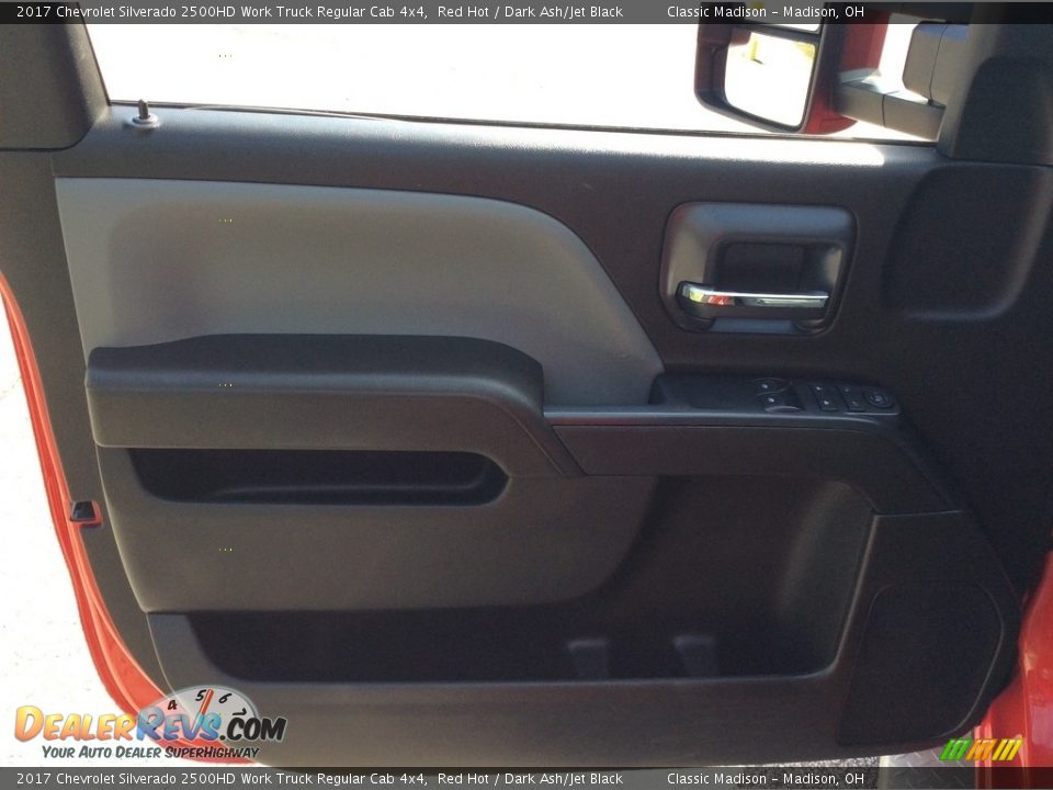 2017 Chevrolet Silverado 2500HD Work Truck Regular Cab 4x4 Red Hot / Dark Ash/Jet Black Photo #14