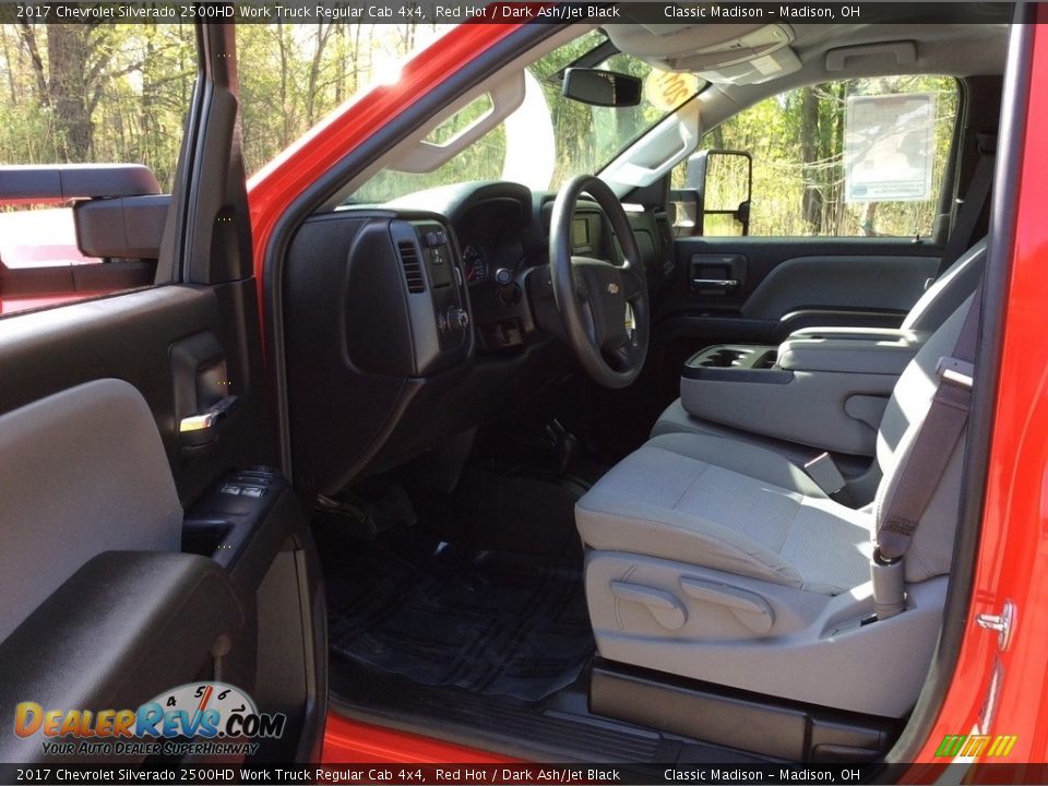 2017 Chevrolet Silverado 2500HD Work Truck Regular Cab 4x4 Red Hot / Dark Ash/Jet Black Photo #15