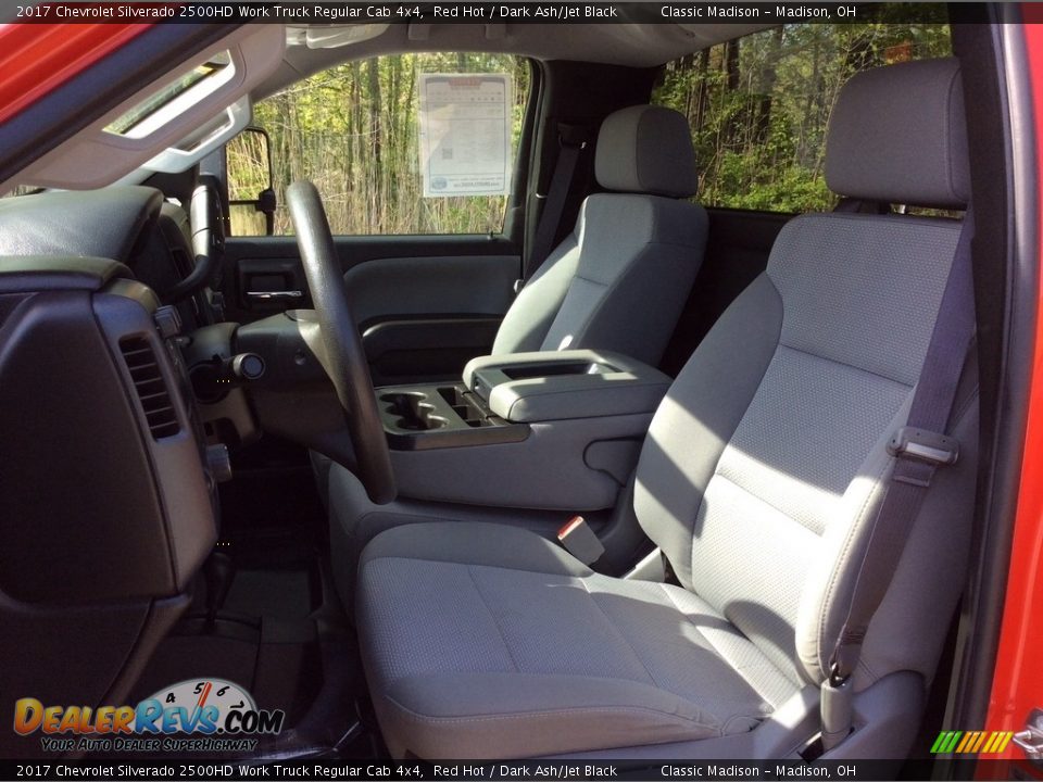 2017 Chevrolet Silverado 2500HD Work Truck Regular Cab 4x4 Red Hot / Dark Ash/Jet Black Photo #16