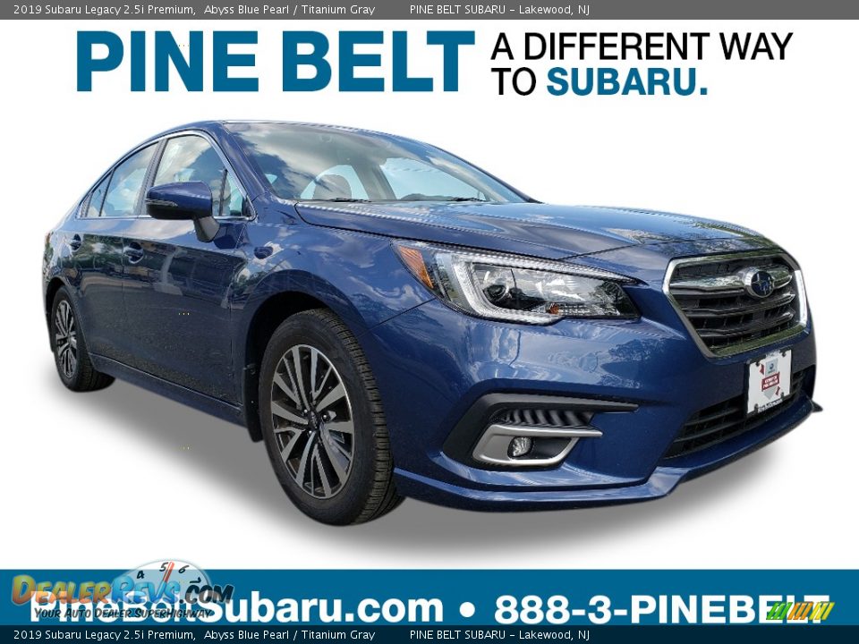 2019 Subaru Legacy 2.5i Premium Abyss Blue Pearl / Titanium Gray Photo #1