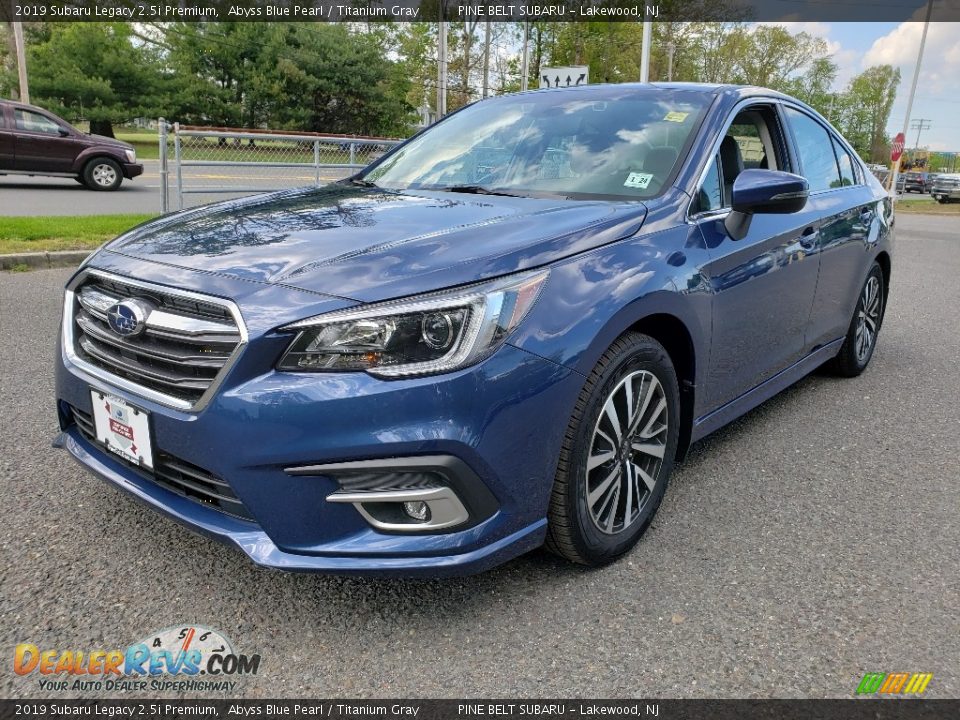 2019 Subaru Legacy 2.5i Premium Abyss Blue Pearl / Titanium Gray Photo #3