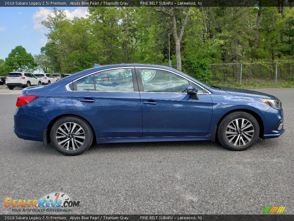 2019 Subaru Legacy 2.5i Premium Abyss Blue Pearl / Titanium Gray Photo #8