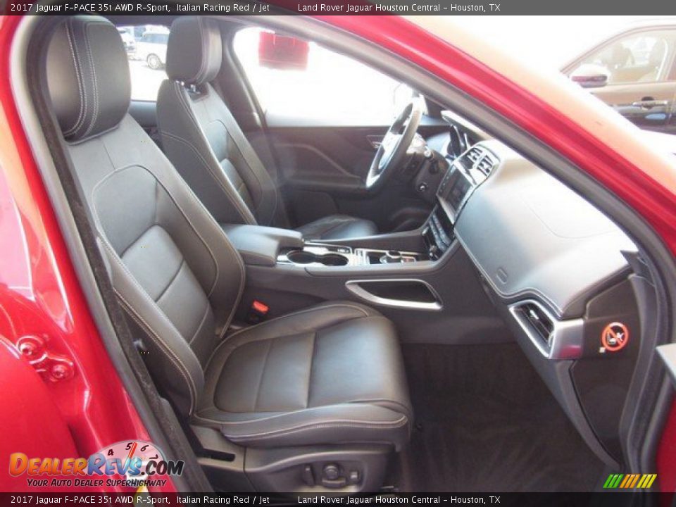 2017 Jaguar F-PACE 35t AWD R-Sport Italian Racing Red / Jet Photo #3